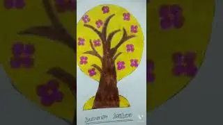 Season trees🌲🌳🌴 drawing
