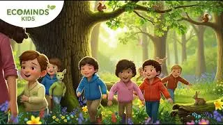 Children's Music:🎶Fire Is No Joke. #naturepreservation #ecomindskids #animalfriends #HarmonyForest🎼