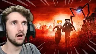 *MINECRAFT* but we have to escape the ALIEN INVASION...