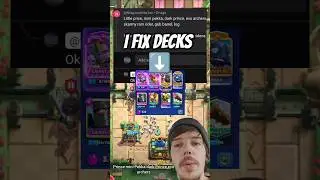Fixing Subscriber Decks So You Can Climb (Part 3) #ClashRoyale #fyp #shorts #deckbuilding