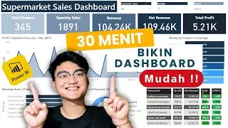 Membuat Dashboard Dengan Power BI MUDAH!! | Portfolio Data Analyst
