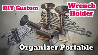 📦DIY custom wrench holder organizer kunci ring pas dari plastik gulungan bekas