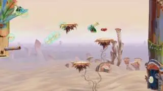 Rayman Origins   Grumbling Grottos   Savage Swarms