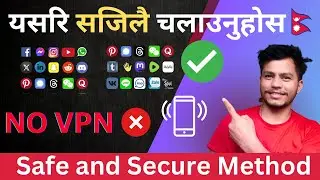 How to Use/Open Facebook YouTube WhatsApp Instagram Twitter After Band in Nepal without Mobile VPN