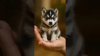 Is this Husky Real?! 🐾🤯 Tiny Puppy in My Hand
