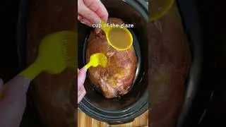 Глазированная ветчина для медленной готовки #рецепт