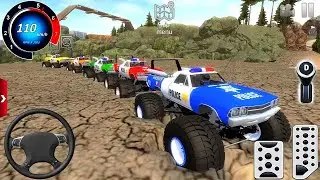 Extreme Dirt Monster Truck Off-Road - Racing online Car game stunts Driving #2 - Android gameplay