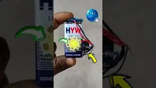 9V Battery &  Led light💡 Project | 7th School Science Project #shorts #light #shortsfeed