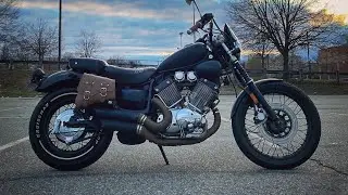 Yamaha 1994 Virago XV535 Motorcycle - Riding the backroads