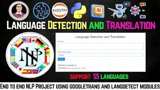 Build a Professional Language Translator with Flask & Google Translate API | Language Detection NLP