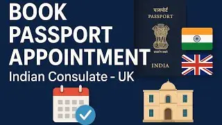  How to Book Passport Appointment at Indian Consulate in UK | Step by Step Guide #uk #england 
