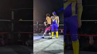 Jordan Kross hits springboard cutter on Danger Mask (The Super Wrestlers) [March 2025]