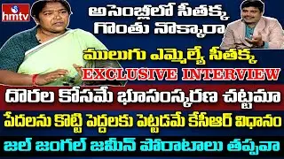 Mulugu MLA Seethakka Exclusive Interview | Question Hour | hmtv