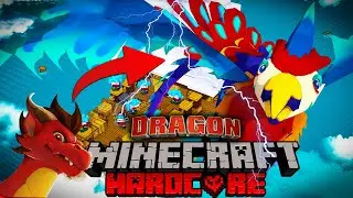 I Survive in Minecraft DRAGON vs VIKINGS | PARROT DRAGONE IS....