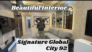 Interior in signature global city 92 #best #trending #ecotechhomes Gurgaon 