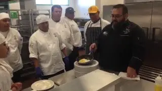 Stored Solar Cooking Demo at Navajo Technical University with Chef Brian Tatsukawa Part 1