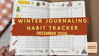 Winter Journaling | Habit tracker Spread | December 2025❄️