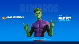 How to get Beast Boy Skin in Fortnite Chapter 2 Season 6! - Teen Titans Cup