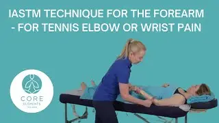 #IASTM technique for the Forearm - for Tennis elbow or wrist pain