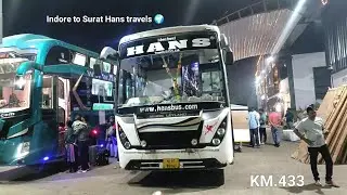 Indore to Surat bus 🚌 Journey