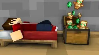 Wie baut man eine AFK Raidfarm in Minecraft Bedrock | LarsLP