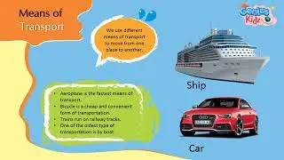 Means of Transport | Wonder World LKG | Page no 28-29 | Genius Kidz | Preschool Learning |