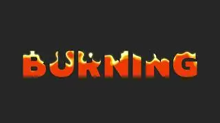 Burning Text Animation - Ae