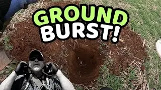 Ever See a Ground Burst? Check This One Out! #amazing