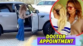 jlo is spotted at UCLA Medical Center for a doctor appointment