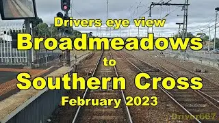 Drivers eye view, Broadmeadows to Southern Cross