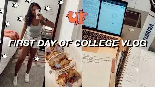 FIRST DAY OF COLLEGE VLOG ♡ university of florida (freshman edition)