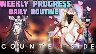 Counter:Side English - Daily Routine & Weekly Progressions [1 Month Progress]