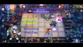 Combo Magic Chess || Super Comeback, Commander Benny si Ninja Copy!!