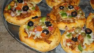 Mini Pizza | easy mini pizza recipe by Pakistanitarka | Ramadan special 2021