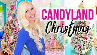 2000+ CANDY ORNAMENTS Used To DECORATE THESE CHRISTMAS TREES!