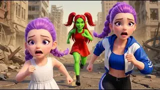 Saving Baby RUMI From Zombie MIRA and Running Away Together l KPOP Demon Hunters Animation