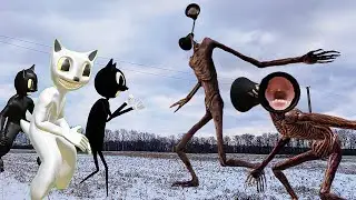 Team Siren Head Cartoon Cat Milkwalker Traffic Head Ice Cream Man Pipe Head all Monsters SCP
