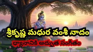 శ్రీకృష్ణ మధుర వంశీ నాదం | మనసుకు ప్రశాంతతనిచ్చే ఫ్లూట్ మ్యూజిక్ | Long Relaxing Krishna Flute Music