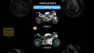 Cfmoto 750 SR-S vs 675 SR-R Stock Exhaust Sound #cfmoto #cfmoto675srr #cfmoto750srs #exhaustsound