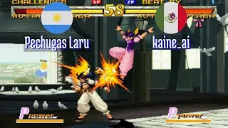 FT5 @garou: Pechugas Laru (AR) vs kaine_ai (MX) [Garou Mark of the Wolves Fightcade] Jan 11