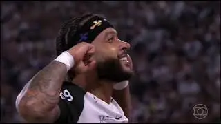 Gol de Memphis Depay - Vasco 1 x 2 Corinthians pela Final da Copa do Brasil 2025