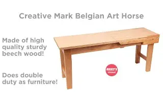 Creative Mark Belgian Art Horse doubles as furniture!