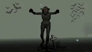 CRYING SCARY WITCH IN FOGGY CITY GMOD