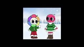 snow fight!! ⛄❄️ || ib: Musashi_ace #dandysworld #edit #alightmotion #fyp #animation #viral #shorts