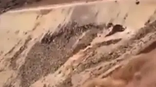 Raw: Dam Collapses in Yemen After Heavy Rain