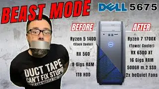 DELL Inspiron 5675 **UPGRADE** Gaming PC gets a second life |  Don't buy new, build used!
