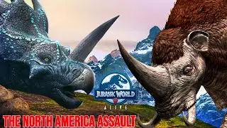 ISLA EVENT- The NORTH AMERICAN ASSAULT- Entire Playthrough! Jurassic World Alive