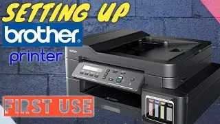 НАСТРОЙКА ПРИНТЕРА BROTHER DCP-T710W ДЛЯ ПЕРВОГО ИСПОЛЬЗОВАНИЯ / DCP T710W / DCPT710W / СДЕЛАЙ САМ / JACK OFALL