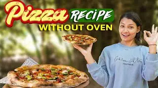 Crispy Chicken Cheese Pizza Cooked In the Middle  of the Forest  at Fire  | Ep -09