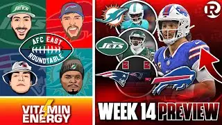🚨 AFC East Week 14 PREVIEW + Latest News (Pats, Bills, Phins & Jets)